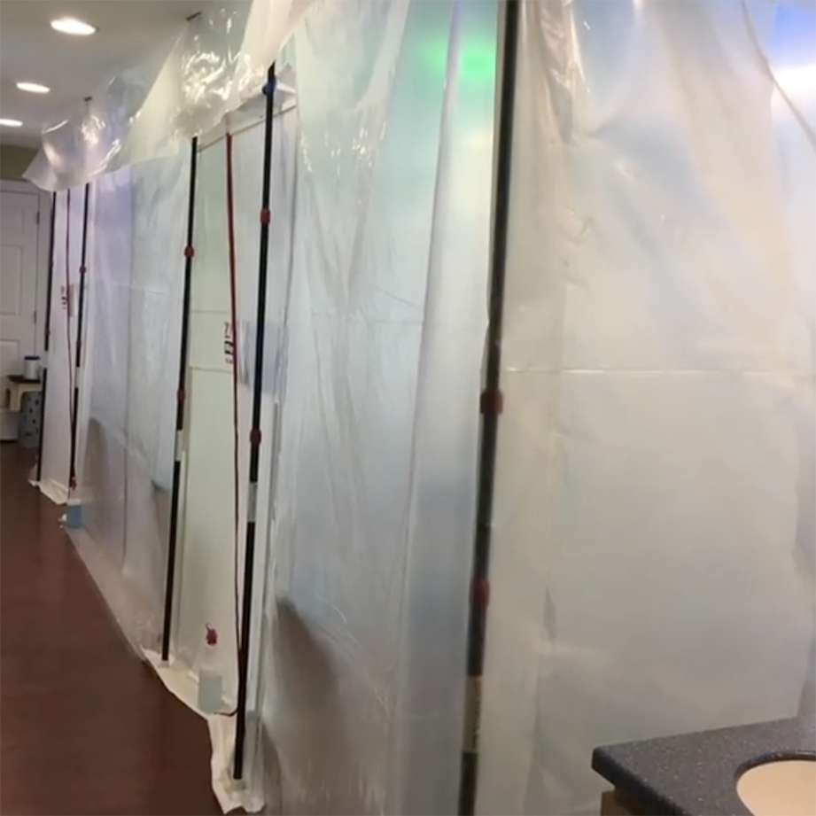 zipwall-barriers-create-isolation-room-for-emergency-dental-procedure-during-covid