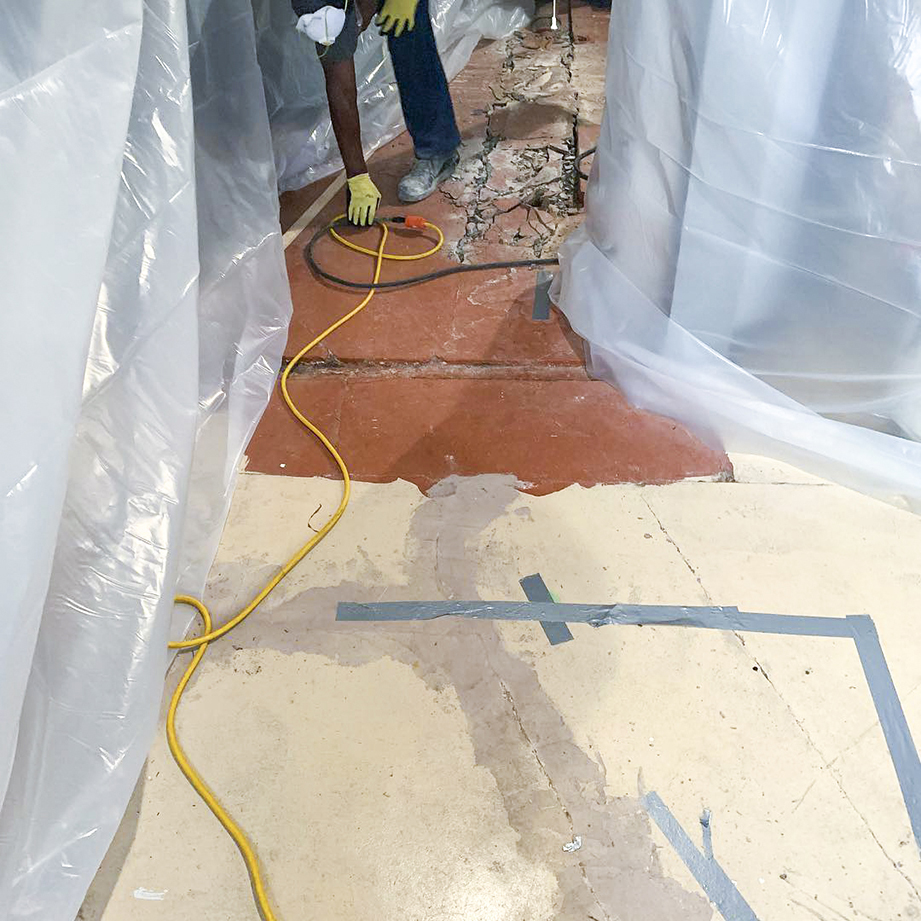 zipwall-demolition-dust-free-odor-free-main-sewer-repair