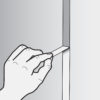 ZipWall Doublesided Tape in-use