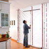 ZipWall FoamRail Tapeless Seal in-use residential