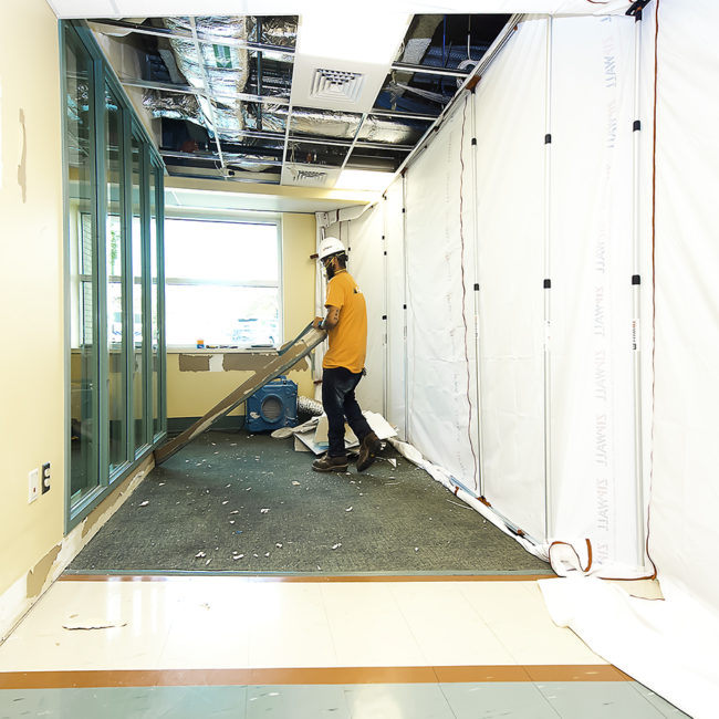 Healthcare Renovation ZipWall Dust Barrier System