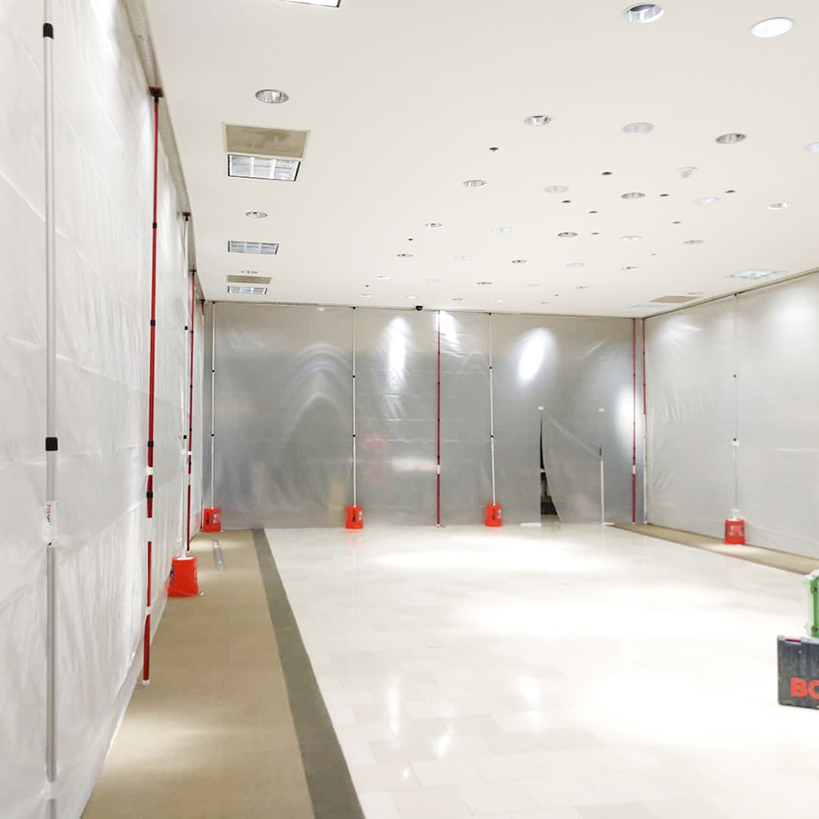 zipwall-retail-remodeling-save-time-save-money-worker-safety