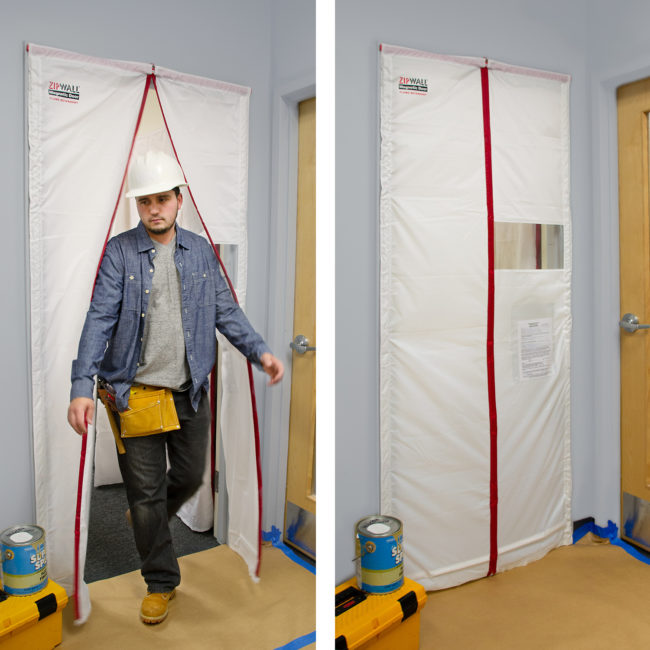 ZipWall® Steel Frame Door™ Kit 3070 ZipWall Dust Barrier System