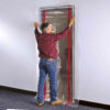 ZipWall ZipDoor Door Kit in-use commercial