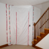 ZipWall ZipSheet Reusable Barrier zszt in-use residential