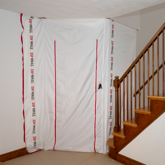 ZipSheet™ Reusable Barrier ZipWall Dust Barrier System